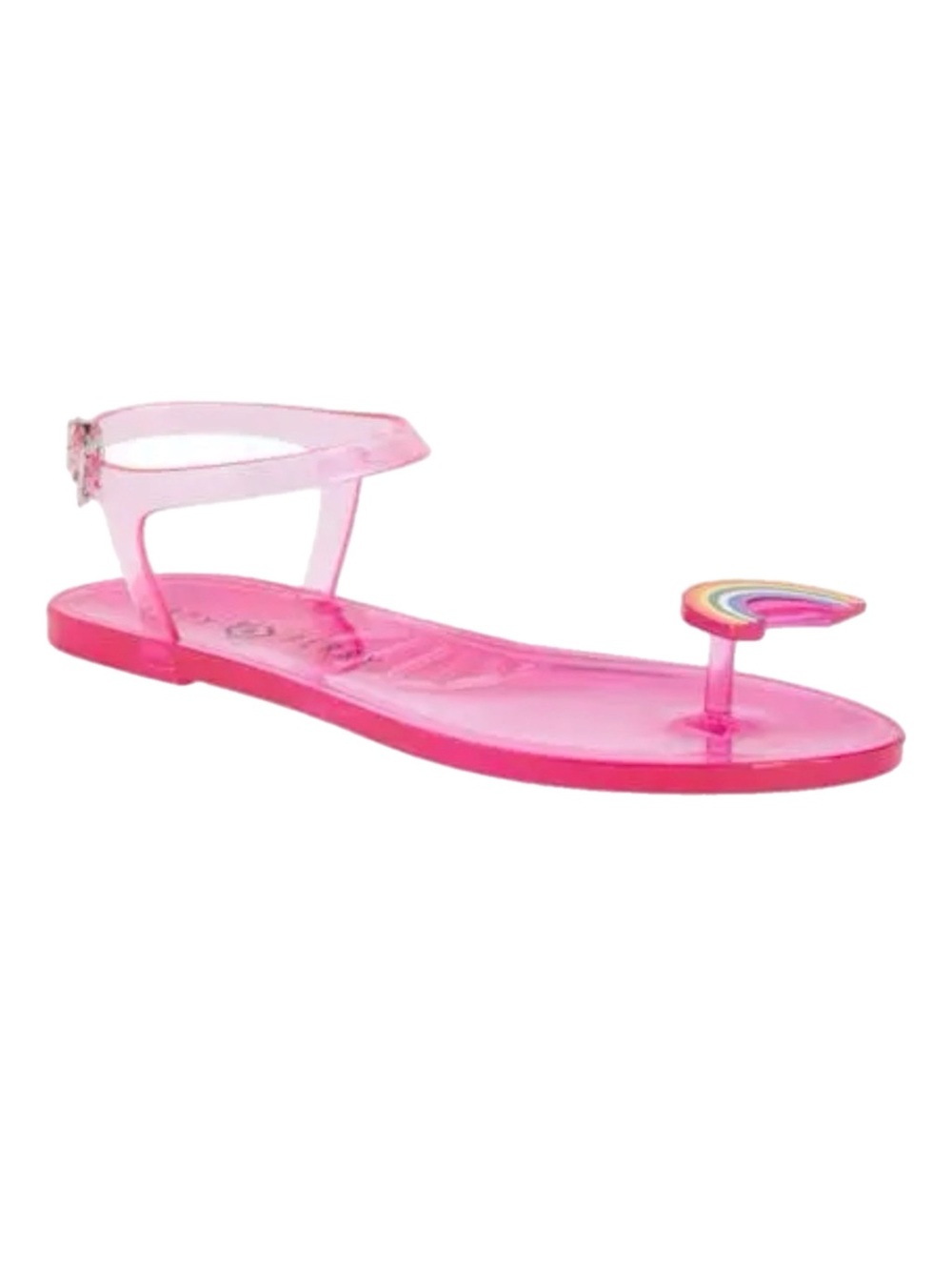 Katy Perry | Pink Geli Rainbow Thong Sandals Jelly Shoes New